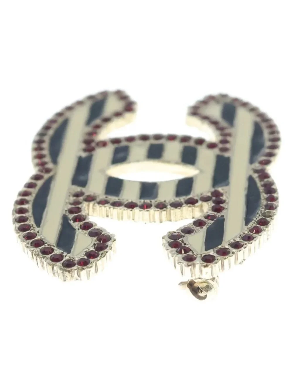 Chanel CC Logo Brooch Pin Badge Multicolor 03A